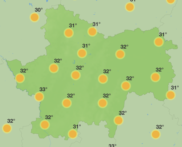 Les températures vont encore grimper sur les prochaines 48 h en Saône et Loire 