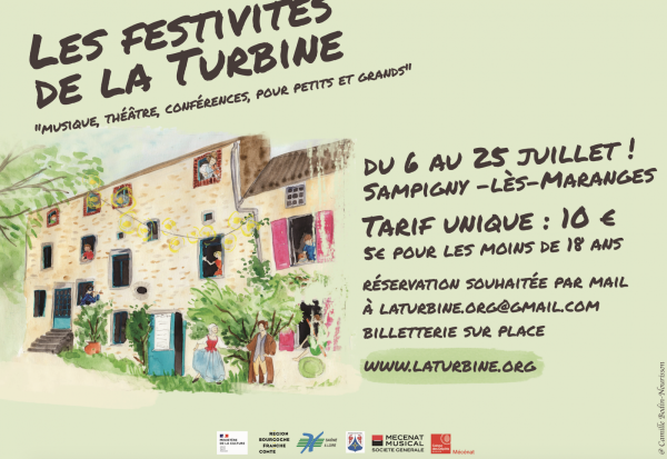 Les Festivités de la Turbine annoncées tout au long du mois de juillet à Sampigny les Maranges