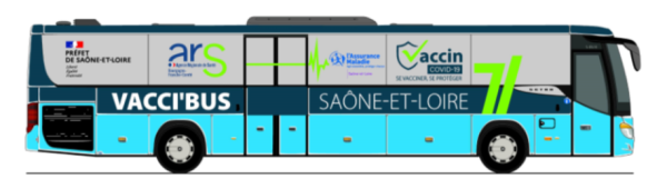 Lancement de la tournée du nouveau vacci’bus en Saône-et-Loire