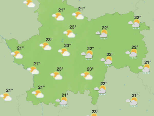 Encore quelques jours à patienter en Saône et Loire pour voir apparaître un temps estival 