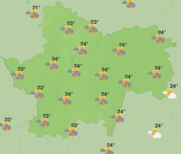 Un week-end qui s'annonce orageux en Saône et Loire 