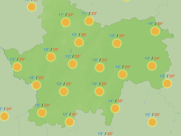 Le soleil pointe à l'horizon en Saône et Loire !