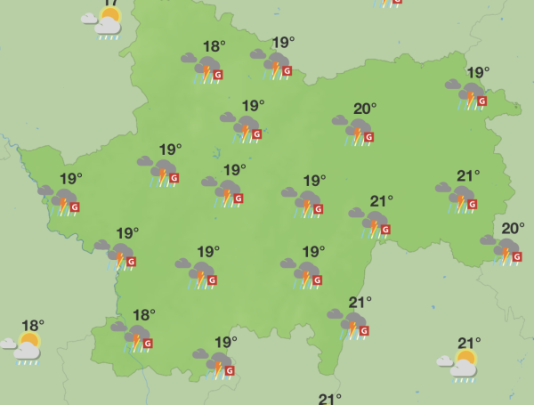 Une fin de journée mouvementée en Saône et Loire ? 