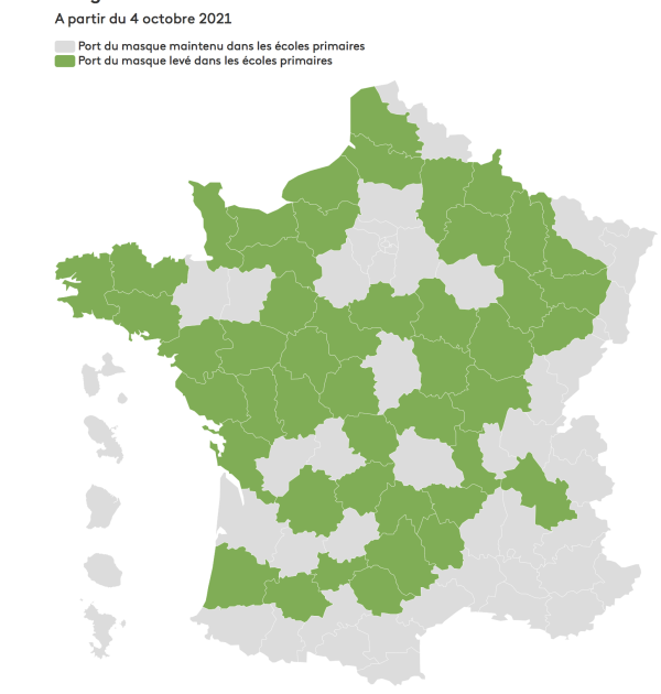 La Saône et Loire lève le masque à l'école 