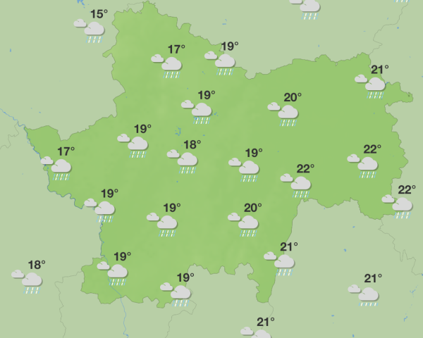 Profitez de votre samedi, dimanche s'annonce bien arrosé en Saône et Loire 