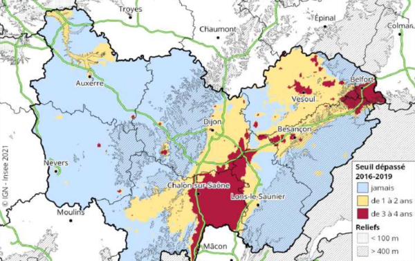 La région de Chalon sur Saône bien impactée par la pollution aux particules fines 
