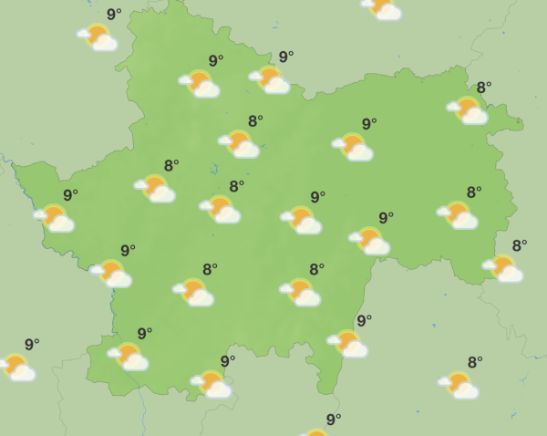 Une semaine fraîche mais ensoleillée sur la Saône et Loire 