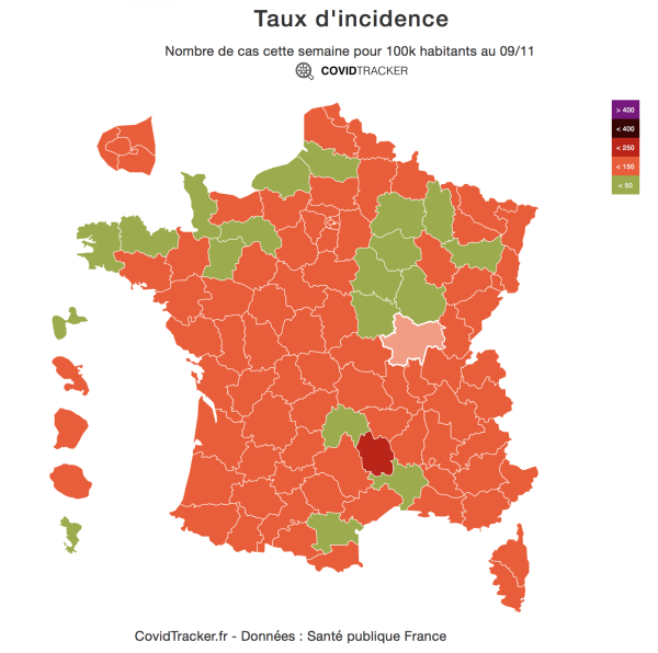 COVID-19 - La Saône et Loire passe en rouge 