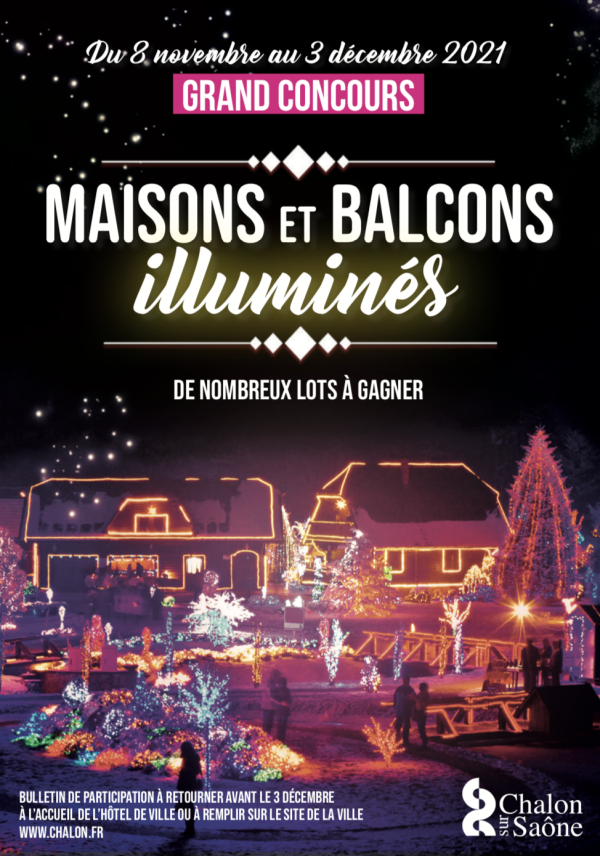 NOEL - Vous avez jusqu'au 3 décembre pour vous inscrire au concours des balcons illuminés de Chalon-sur-Saône