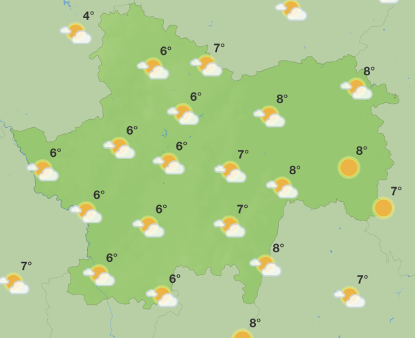 Profitez de votre samedi ensoleillé... dimanche sera pluvieux en Saône et Loire !