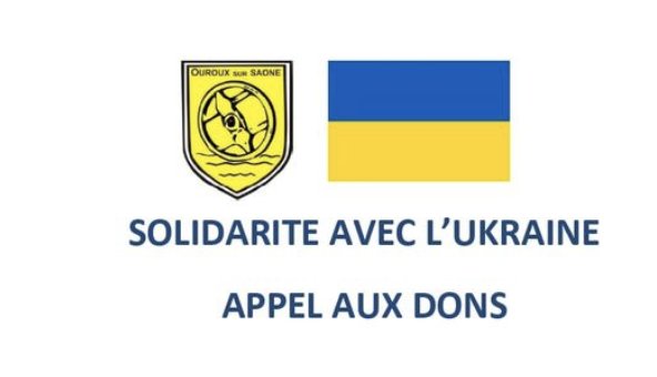 UKRAINE - A Ouroux sur Saône, la solidarité s'organise