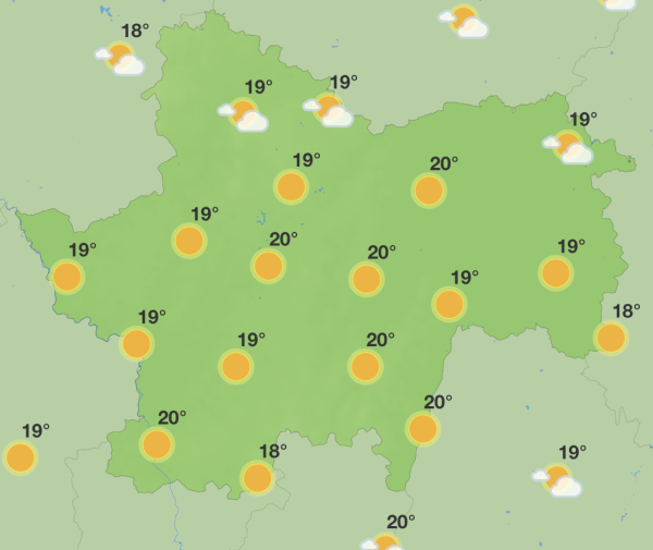 Après deux jours de pluie, le soleil fait son retour en Saône et Loire 