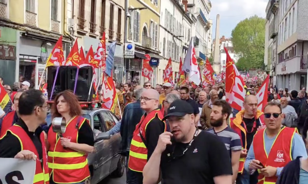 1ER MAI - Une vraie démonstration de force ce lundi contre le gouvernement à Chalon 