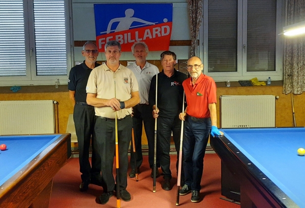 Deuxième tournoi au cadre pour le Billard Club Chalonnais ce week-end 
