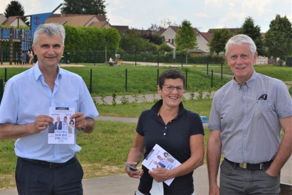 DEPARTEMENTALES - CHALON 1 - "Plus que jamais, nous sommes des élus de terrain qui refusons tout dogmatisme" soulignent Dominique Melin et Alain Gaudray