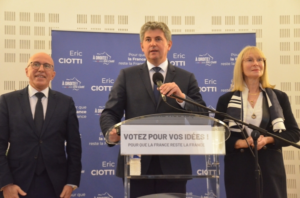 CONGRES LR - A droite toute pour Eric Ciotti à Chalon-sur-Saône 