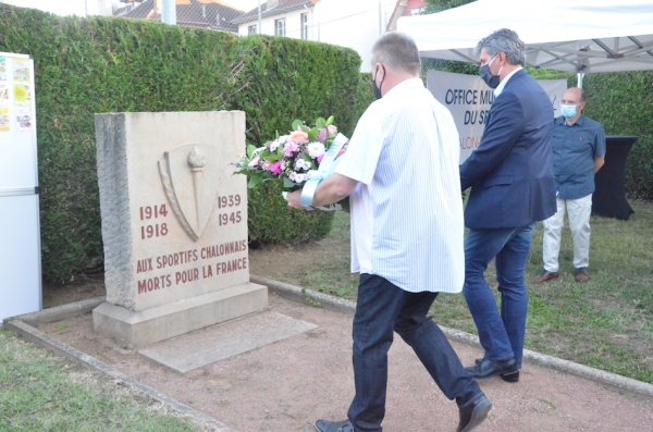 L'Office Municipal du Sport rend hommage aux sportifs chalonnais morts pour la France 