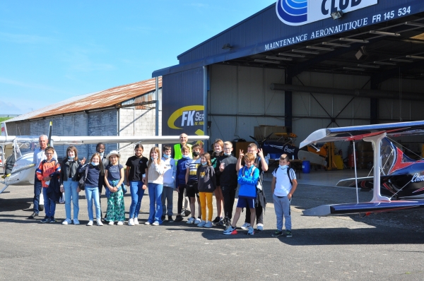 Beau ballet aérien pour les jeunes Luxois avec Air Chalon Club 