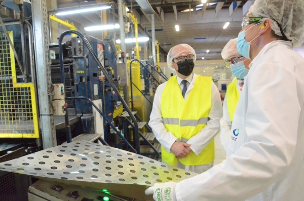 500 millions de capsules/bouteilles sortent des ateliers d'AMCOR Chalon 