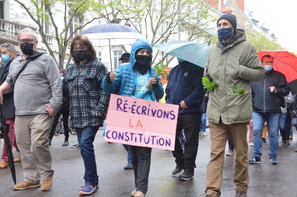 A Chalon sur Saône, le contexte sanitaire n'a pas entamé le moral en ce 1er mai 