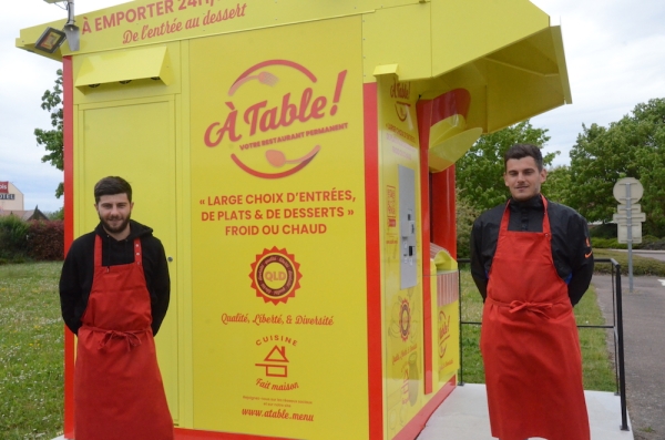 DISTRIBUTEUR AUTOMATIQUE PIZZA à Mercurey - Les porteurs s'expliquent auprès d'info-chalon.com