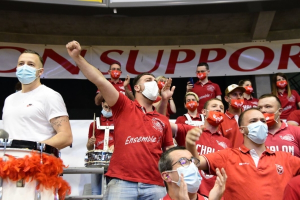 Face à Boulogne-Levallois, l'Elan Chalon a assuré le spectacle pour le retour du public.. mais en vain 