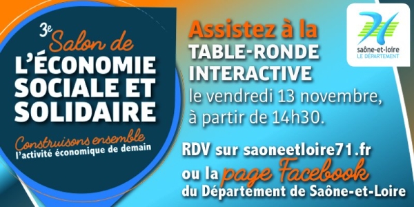  Le salon de l'ESS de Saône et Loire  sera à suivre sur internet, ce vendredi 13 novembre