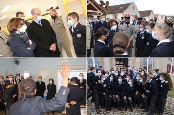 En Saône et Loire, Florence Parly et Jean-Michel Blanquer ont défendu l'excellence du Lycée Militaire d'Autun