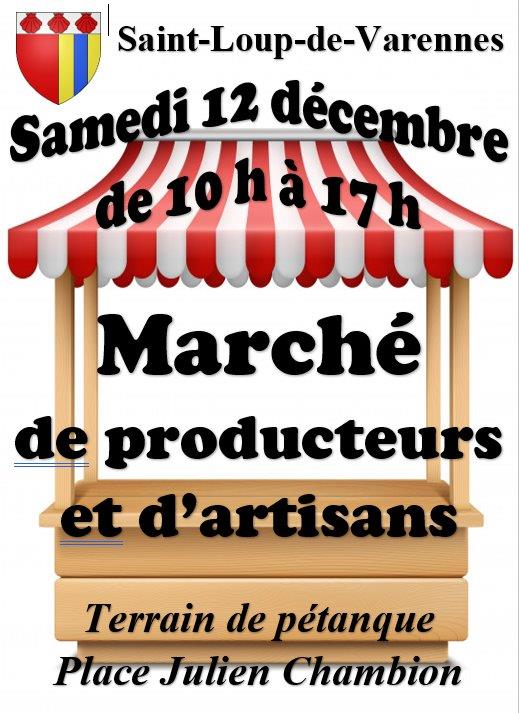 Saint-Loup de Varennes vous attend ce samedi pour son marché de producteurs et d'artisans 
