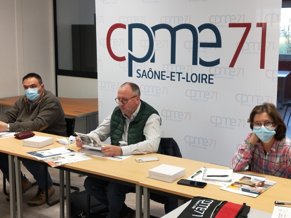Confiance renouvelée pour Thierry Buatois à la tête de la CPME Saône et Loire 