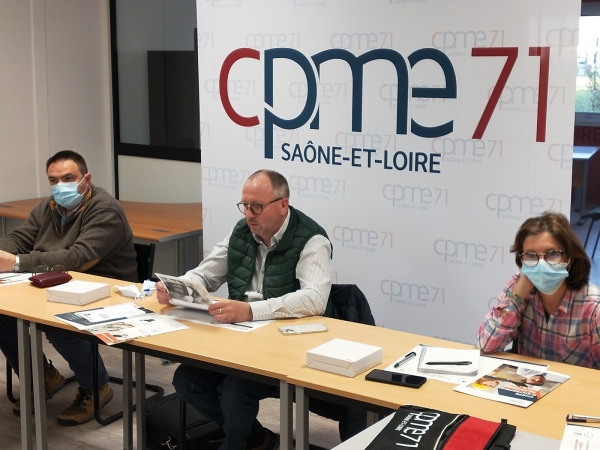 Confiance renouvelée pour Thierry Buatois à la tête de la CPME Saône et Loire
