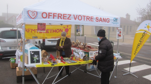 Les ventes au profit du Téléthon se poursuivent sur l'agglomération chalonnaise
