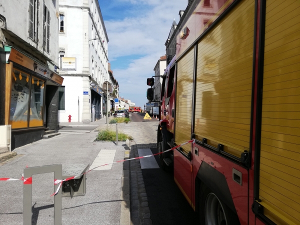 La rue de la Citadelle bloquée suite à une fuite de gaz