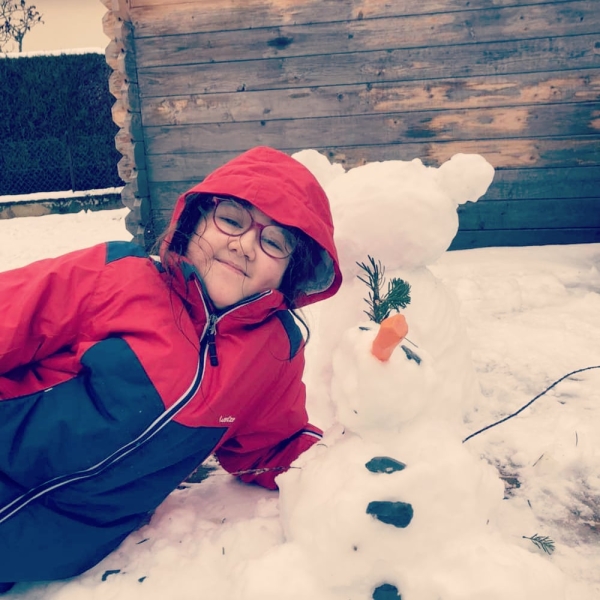 L'heure au bonhomme de neige sur la région de Chalon sur Saône 