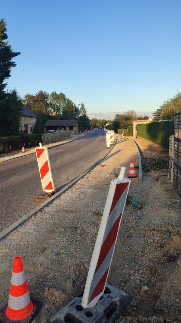 Aménagement de la rue de Bourgogne à Granges