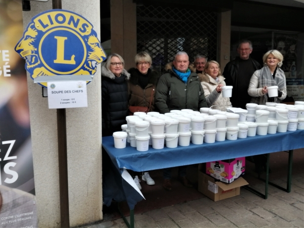 Lions Chalon Doyen -  La Soupe des Chefs : une vente record...