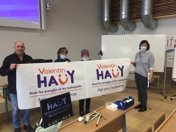 L'association Valentin Hauy est intervenue à l'ISFI du Chalonnais 