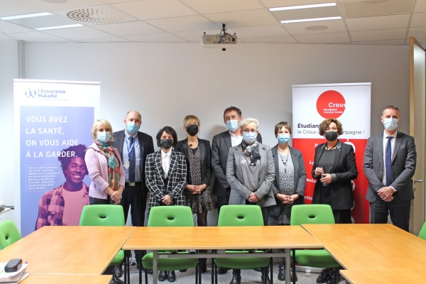 L’Assurance Maladie et le Crous s’engagent pour la santé des étudiants en Bourgogne-Franche-Comté