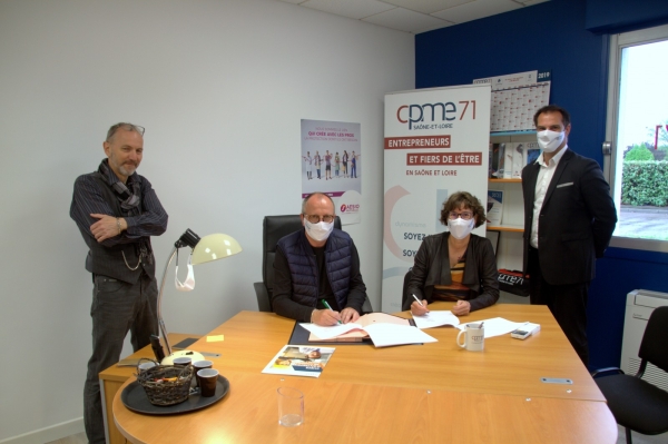 Aesio s'inscrit en qualité de partenaire de la CPME Saône et Loire