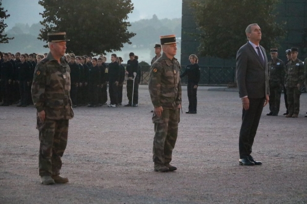 Le lycée militaire d'Autun rend hommage à son élève décédé