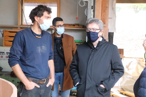 Jean-Luc Mélenchon en quête d'inspiration dans le Morvan 