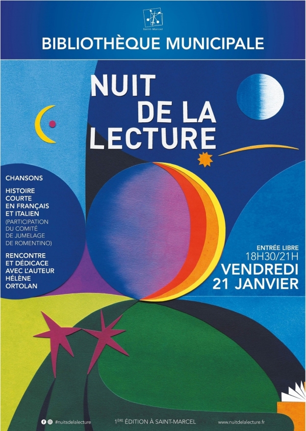 La première Nuit de la lecture annoncée à Saint-Marcel 