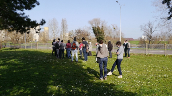 Visite du terrain qui accueillera le premier jardin-forêt de Chalon-sur-Saône