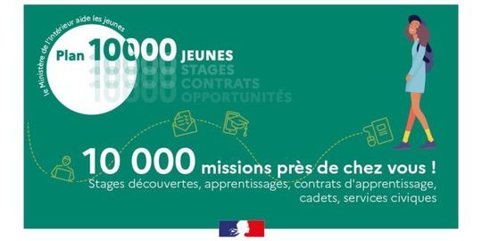 Ce que contient le "Plan 10.000 jeunes" du ministère de l’Intérieur