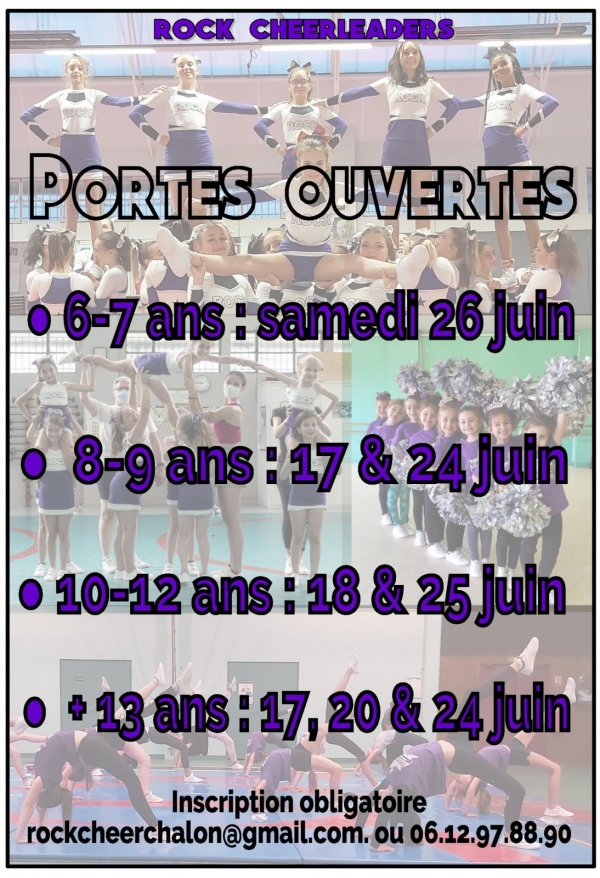 Les Rock Cheerleaders de Chalon annoncent leurs portes ouvertes