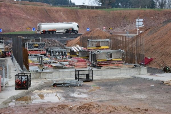 Le Préfet de région Fabien Sudry est venu voir en Saône et Loire l'avancée des travaux de la mise en 2X2 voies de la RCEA