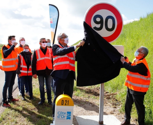 Retour aux  90 km/ en Saône et Loire - 7 routes départementales seront dévoilées en novembre 