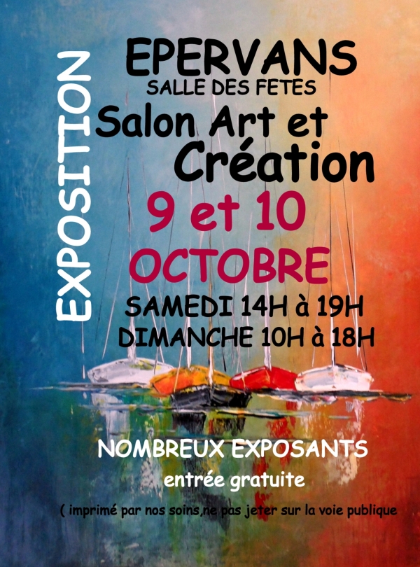 Le Salon Art et Création, c'est ce week-end à Epervans