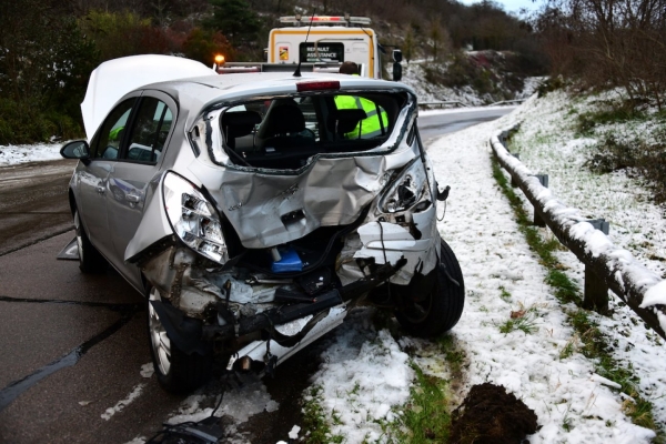 Un blessé dans un choc routier ce lundi matin 