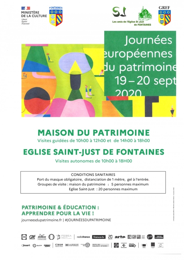 JOURNEES EUROPEENNES DU PATRIMOINE - A voir à Fontaines ! 